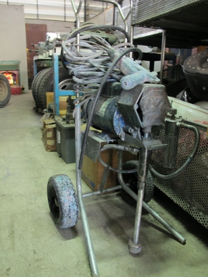 ขายชุดมอเตอร์ปั๊มพ่นสีพาวเดอร์โค้ดพร้อมตัวทำกระแสไฟฟ้าของอเมริกาEM490 ใช้ไฟบ้าน