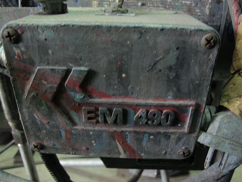 ขายชุดมอเตอร์ปั๊มพ่นสีพาวเดอร์โค้ดพร้อมตัวทำกระแสไฟฟ้าของอเมริกาEM490 ใช้ไฟบ้าน