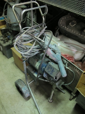 ขายชุดมอเตอร์ปั๊มพ่นสีพาวเดอร์โค้ดพร้อมตัวทำกระแสไฟฟ้าของอเมริกาEM490 ใช้ไฟบ้าน