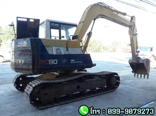 ขายรถขุด ยี่ห้อ : KOMATSU แบบ : PC90-1 รุ่น6 รถเก่านอกแท้นำเข้าจากญี่ปุ่น  มี่เอกสารใบอินวอย รถไม่เคยใช้งานในไทย100\%  สนใจติดต่อ : 099 907 9273 กิ๊ฟ กมลชนก