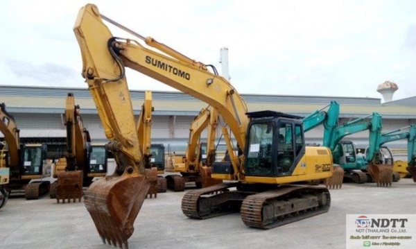 ขายรถขุด SUMITOMO SH200-5 นำเข้าจากญี่ปุ่น ขายไม่แพง 061-419-4021 ไปป์ครับ