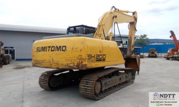 ขายรถขุด SUMITOMO SH200-5 นำเข้าจากญี่ปุ่น ขายไม่แพง 061-419-4021 ไปป์ครับ