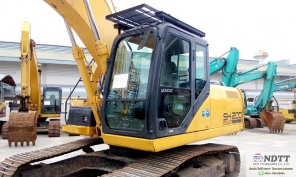 ขายรถขุด SUMITOMO SH200-5 นำเข้าจากญี่ปุ่น ขายไม่แพง 061-419-4021 ไปป์ครับ
