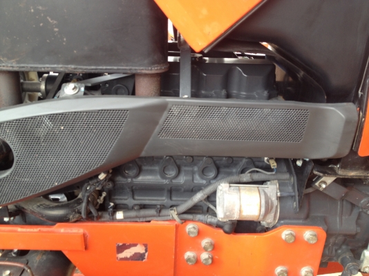 ขายคูโบต้า L4708 ดันหน้าคานล่างและผานพรวน6/24 ตราช้างสภาพพร้อมใช้