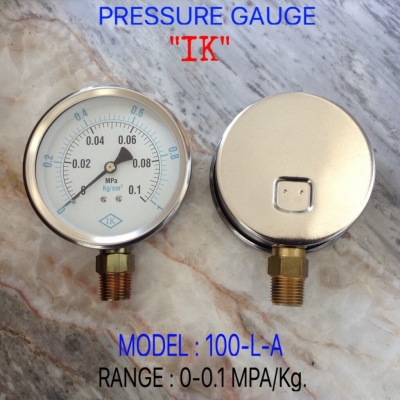 บริษัท เคเอ็นวี อินดัสเตรียล จำกัด นำเข้าและจำหน่าย PRESSURE GAUGE เพชรเกจ ik