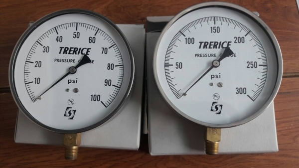 บริษัทเคเอ็นวี อินดัสเตรียล จำกัด นำเข้าและจำหน่าย PRESSURE GAUGE ยี่ห้อ TRERICE