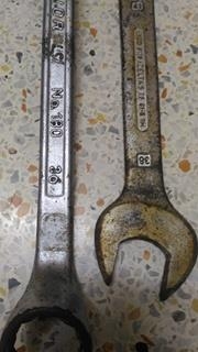 ประแจแหวน กับ ประแจปากตาย 41/36 ประแจแหวน กับ ประแจปากตาย 41/36