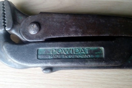 ขายคอม้าDOWIDAT Made in Germany. ขนาดปากจับ1 1/2"มือสอง