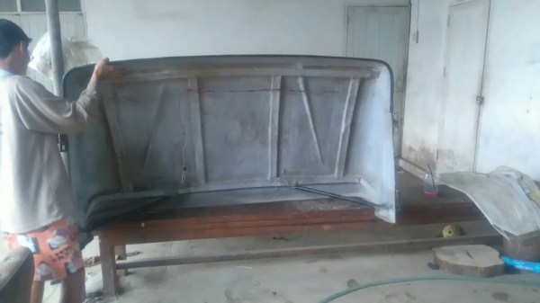 ขายด่วน หลังคาลู่ลม ใส่เมก้า500.  สภาพ90\%  เพียง 3000บาท