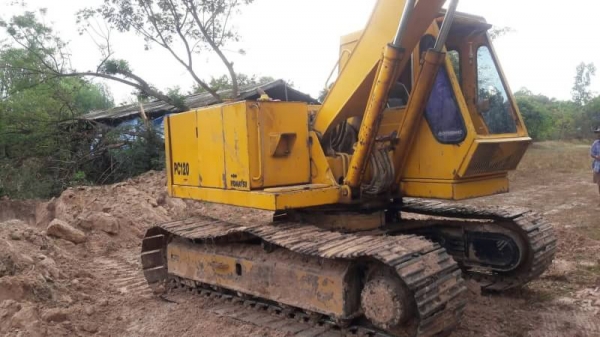 ขาย 295,000 KOMATSU PC120-2  เครื่องเดิม ปั้มแรง โช่หนา เอวแน่น (รถอยู่ ร้อยเอ็ด) 090-772-3710 090-772-3708