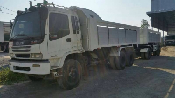 ขายรถพ่วง ISUZU เครื่อง 270 แรง ปี 46 euro2 แม่ลูกดัมพ์มิเนียม ลูก 2 เพลา ทะเบียนพร้อม ขายรถพ่วง ISUZU เครื่อง 270 แรง ปี 46 euro2 แม่ลูกดัมพ์มิเนียม ลูก 2 เพลา ทะเบียนพร้อม