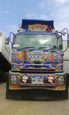 ขายรถพ่วง Isuzu เครื่อง 360 แรง ปี 55 กระบะดัมพ์มิเนียม ลูก 3 เพลาแท้ ทะเบียนพร้อม