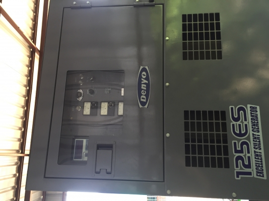 ขายเครื่องปั่นไฟ Denyo ES 125 KVA พร้อมใช้งาน 081-8481185,0914902228