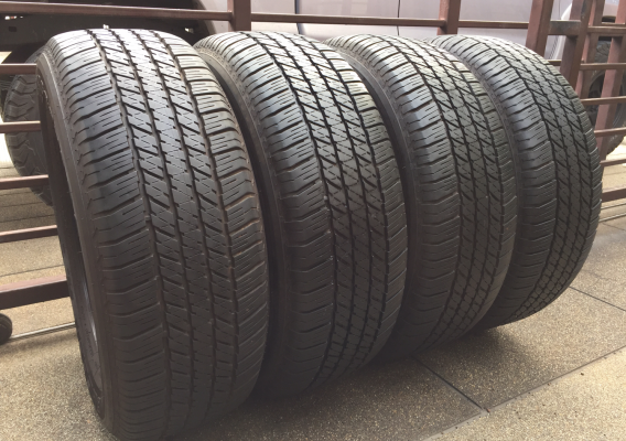 ยาง Bridgestone 265 60 18 ปี16 ดอกเต็ม เนื้อนิ่ม ใช้กันยาว ราคาไม่แพง