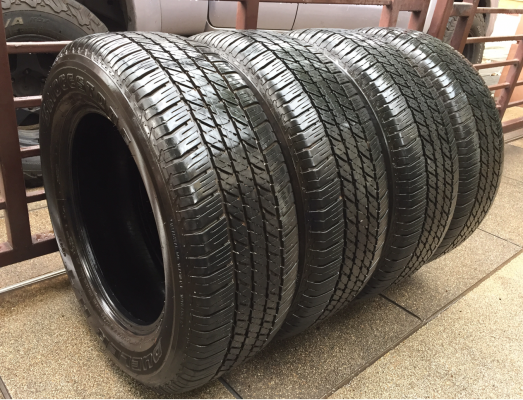 ยาง Bridgestone 265 60 18 ปี16 ดอกเต็ม เนื้อนิ่ม ใช้กันยาว ราคาไม่แพง