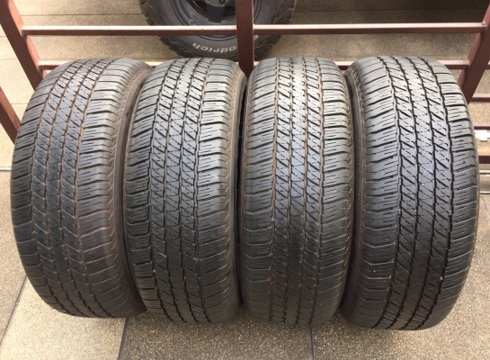 ยาง Bridgestone 265 60 18 ปี16 ดอกเต็ม เนื้อนิ่ม ใช้กันยาว ราคาไม่แพง