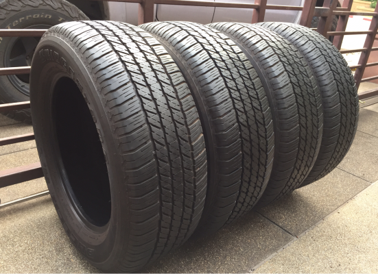 ยาง Bridgestone 265 60 18 ปี16 ดอกเต็ม เนื้อนิ่ม ใช้กันยาว ราคาไม่แพง