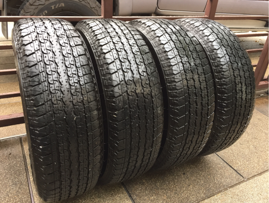 ยาง Bridgestone 245 70 16 ปลายปี16 ดอกเต็ม เนื้อนิ่ม ไม่มีปะ ราคาไม่แพง ยาง Bridgestone 245 70 16 ปลายปี16 ดอกเต็ม เนื้อนิ่ม ไม่มีปะ ราคาไม่แพง