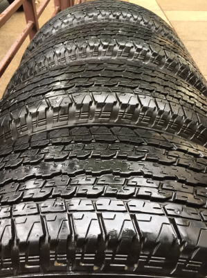 ยาง Bridgestone 245 70 16 ปลายปี16 ดอกเต็ม เนื้อนิ่ม ไม่มีปะ ราคาไม่แพง ยาง Bridgestone 245 70 16 ปลายปี16 ดอกเต็ม เนื้อนิ่ม ไม่มีปะ ราคาไม่แพง