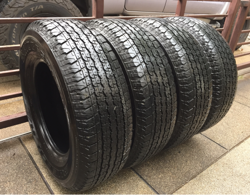ยาง Bridgestone 245 70 16 ปลายปี16 ดอกเต็ม เนื้อนิ่ม ไม่มีปะ ราคาไม่แพง