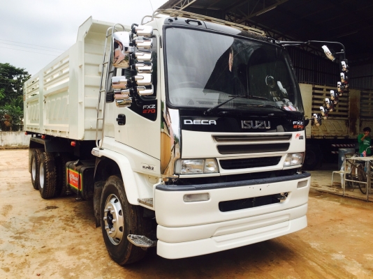 ขายสิบล้อดัมพ์ ISUZU เครื่อง 270 แรง ปี 48 ยูโรทู กระบะดัมพ์สามมิตร มีระบบลากพ่วง ทะเบียนพร้อม