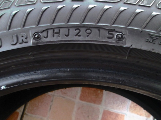 ยาง BRIDGESTONE S001 (๋JAPAN) 225-50-17 ปี2915 งามๆ 1ชุด