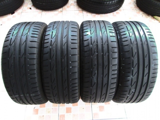 ยาง BRIDGESTONE S001 (๋JAPAN) 225-50-17 ปี2915 งามๆ 1ชุด