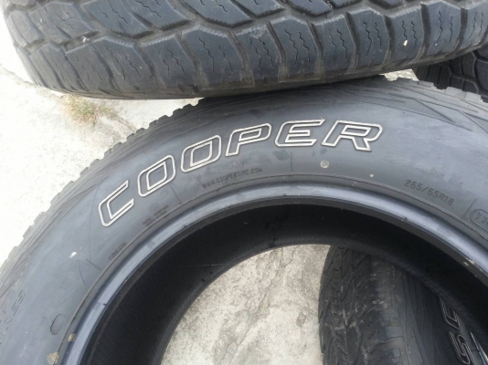 ขายยาง COOPER 265 65 18 เส้นละ 2000 ดอกเหลือๆ