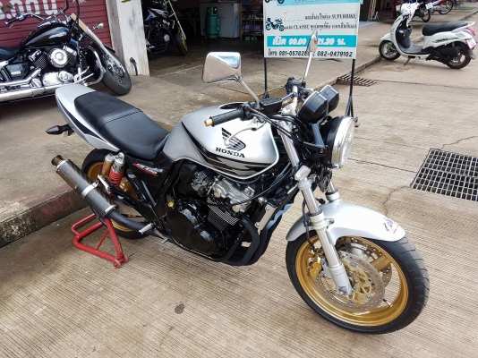 ขายแลกเทิร์นคับ HONDA CB400 TECH1 ปี2001 สีสวย ท่อแต่ง แฮนด์บาร์ อินวอยส์ สรรพสามิตร ราคา 79500 บาท ส่งได้ทั่วไทยคับ สนใจติดต่อ 081-0578282 FACEBOOK ชาญณรงค์ ป๊อป ชัยอมฤต ไอดีไลน์ POPBIGBIKESAKON คับ สนใจรถสวย ถูก ดี ต้อง POP BIGBIKE SAKONNAKHON