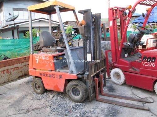 เก่าญี่ปุ่น!!! รถยกไฟฟ้า TOYOTA  2FB7ยกน้ำหนักได้ 0.7ตัน รหัสสินค้า 12000915 โทร 081-8283376  Line ID : nihonmono