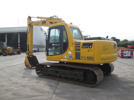 ขายรถขุด Komatsu PC120-6EO มือสองนำเข้าจากญี่ปุ่นแท้ สภาพสวย ชั่วโมงน้อย และยังไม่เคยใช้งานที่ไทย