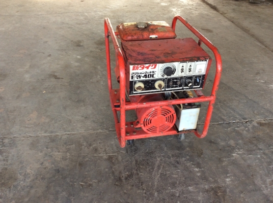 ขายเครื่องเชื่อมสนาม พร้อมปั่นไฟ เก่าญี่ปุ่น รุ่น EW-40C