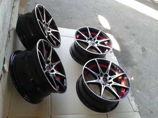 ล้อใหม่ขอบ15นิ้ว4รู100/114 ชุดนี้ ราคา 7900 บาท