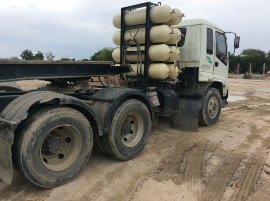 ขายหัวลากสิบล้อ2เพลา ISUZU DECA GXZ23KZT 270แรง เครื่องเดิมเกียร์เดิมติดก๊าซNgv ปี2540 ขายหัวลากสิบล้อ2เพลา ISUZU DECA GXZ23KZT 270แรง เครื่องเดิมเกียร์เดิมติดก๊าซNgv ปี2540