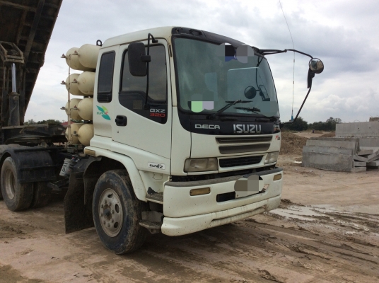 ขายหัวลากสิบล้อ2เพลา ISUZU DECA GXZ23KZT 270แรง เครื่องเดิมเกียร์เดิมติดก๊าซNgv ปี2540