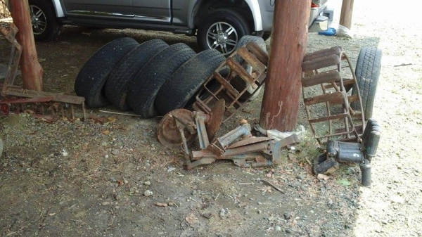 รถไถ่เดินตามเครื่องRT120 แรง โครงสยาม3เกียร์ อุปกรณ์มี พาล ล้อเห,้กคราด