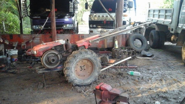 รถไถ่เดินตามเครื่องRT120 แรง โครงสยาม3เกียร์ อุปกรณ์มี พาล ล้อเห,้กคราด