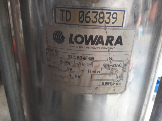 ขาย !! ไดโว่สูบน้ำ.มิตซู.ขนาด3"220v. สภาพดิมๆ.พร้อมใช้งาน