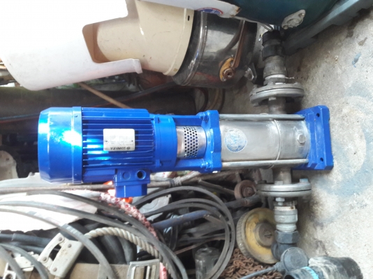 ขาย !! ปั้มน้ำสเตทROWARA.5.5hp.380v.พร้อมใช้งาน