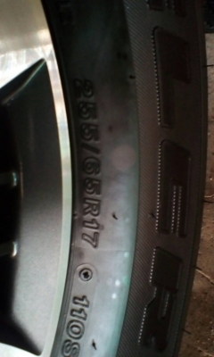 ล้อแม็ก Isuzu MU X ขอบ17 พร้อมยาง