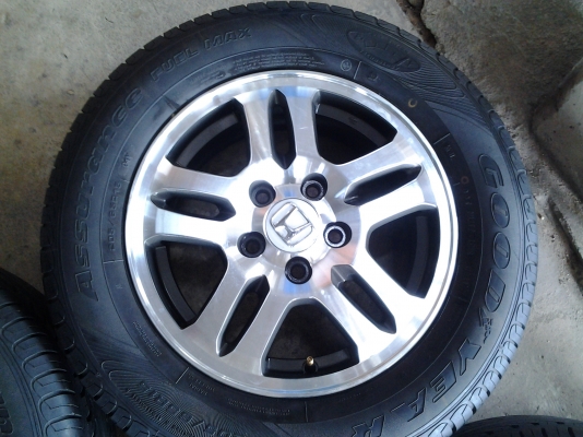 แม็กHonda ขอบ15 5รู114 ใส่ แครี่ วีโก้