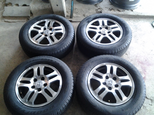 แม็กHonda ขอบ15 5รู114 ใส่ แครี่ วีโก้