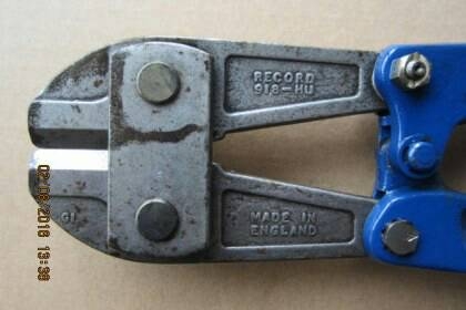 ขายกรรไกรตัดเหล็กRECORD ขนาด18" Made in England.ใหม่เก่าเก็บ