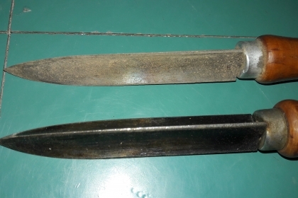 ขายเหล็กขูดชาร์ปงานเก่าเก็บตราเพชรขนาด7นิ้วรวมด้ามสวยงาม