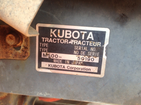 ขายรถไถ KUBOTA M5000 เครื่องดี สภาพสวยเดิมๆ ( ราคา 285,000 บาท ) (มีภาพวีดีโอ) พร้อมอุปกรณ์ 2 รายการ
