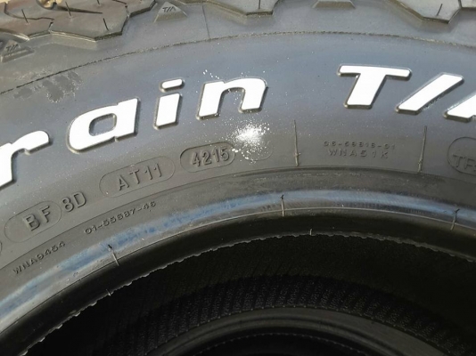 ยางใหม่ BF KO2 USA. 265-70-16 ปี15 ของมีมา5ชุด20เส้น