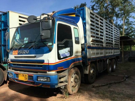 ขาย 1,350,000 ISUZU จิก้า  ปี.54 เครื่อง 6WA1-360 แรงขายรถพ่วงไม่ดั้ม 24 ล้อ แม่-ลูกกระบะเหล็กคอกเกษตรไม่ดั้ม อุ่.มีโชครุ่งเรืองกิจ 7 เกียร์  รถมี 9 พ่วง รถอยู่ จ.นครราชสีมา  090-772-3710 090-772-3708