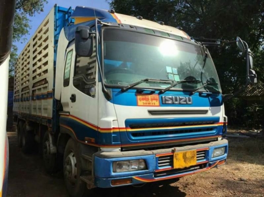 ขาย 1,350,000 ISUZU จิก้า  ปี.54 เครื่อง 6WA1-360 แรงขายรถพ่วงไม่ดั้ม 24 ล้อ แม่-ลูกกระบะเหล็กคอกเกษตรไม่ดั้ม อุ่.มีโชครุ่งเรืองกิจ 7 เกียร์  รถมี 9 พ่วง รถอยู่ จ.นครราชสีมา  090-772-3710 090-772-3708