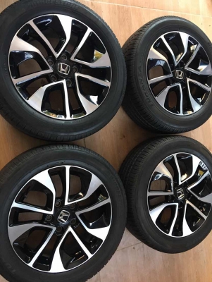 ขายล้อแม็กซ์ Civic 16 พร้อมยาง บริดโตน 205/55/16 ปี 14