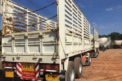 ขาย 2,500,000 HINO ซีรี้ 500 344 ปี.56 ขายรถพ่วงไม่ดั้ม 22 ล้อ แม่-ลูก กระบะเหล็กคอกเกษตรไม่ดั้ม อู่